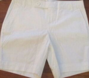 2 pr Vintage high Waist 4 petite Shorts White 90s